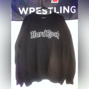 Embroidered Hard rock crew neck